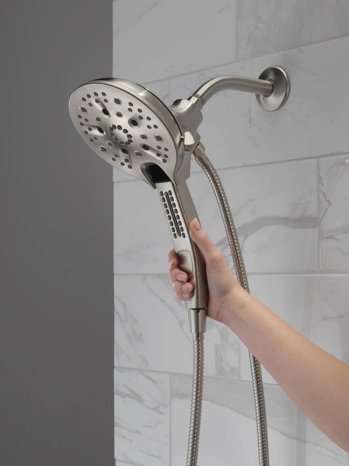 In2ition&reg; H<sub>2</sub>Okinetic&reg; 5-Setting Two-in-One Shower (Recertified)