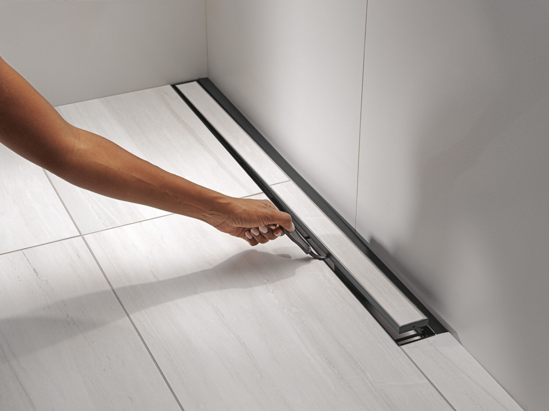 36" Linear Shower Drain Wall Edge