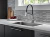 Single Handle Exposed Hose Kitchen Faucet with Touch2O Technology