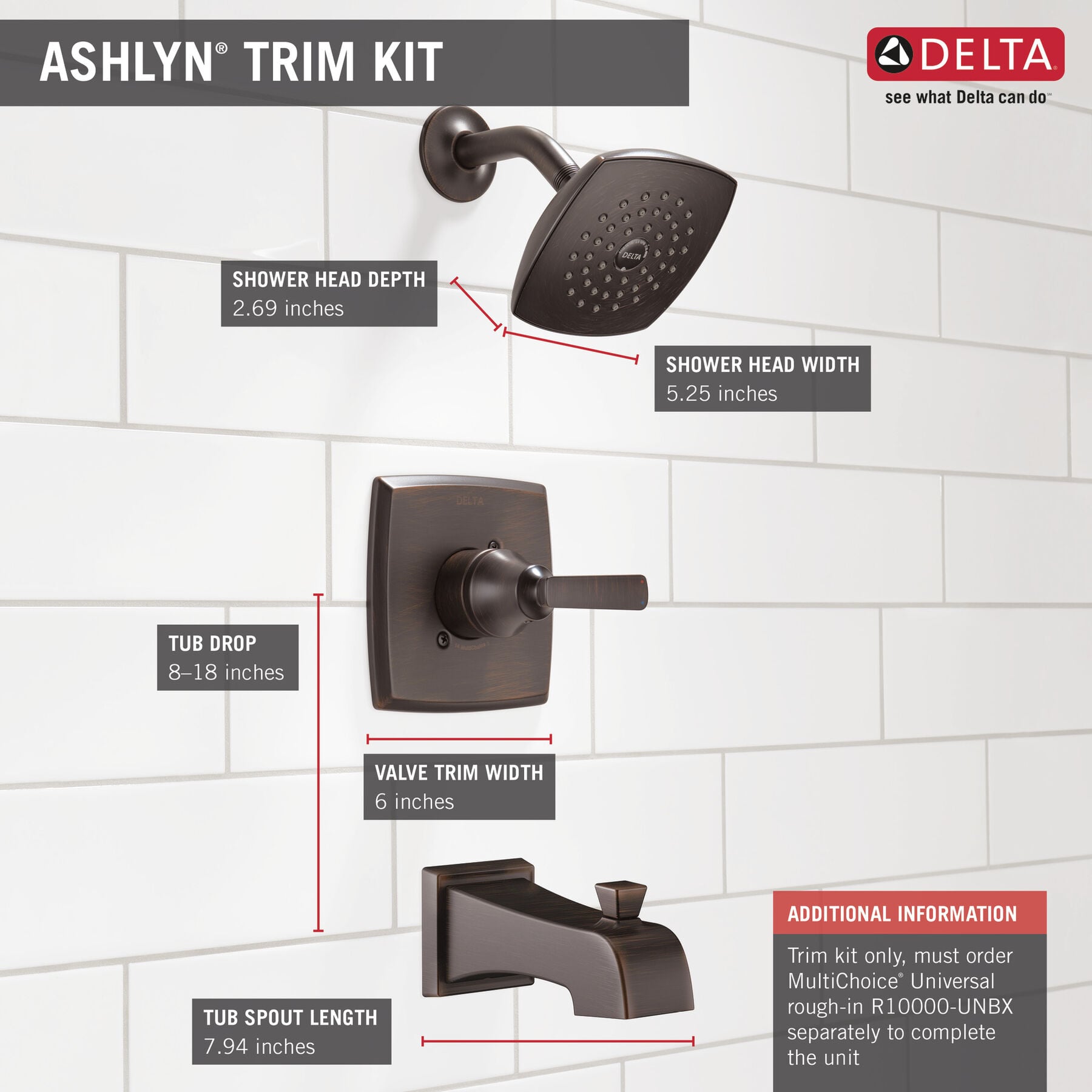 Monitor&reg; 14 Series Tub & Shower Trim