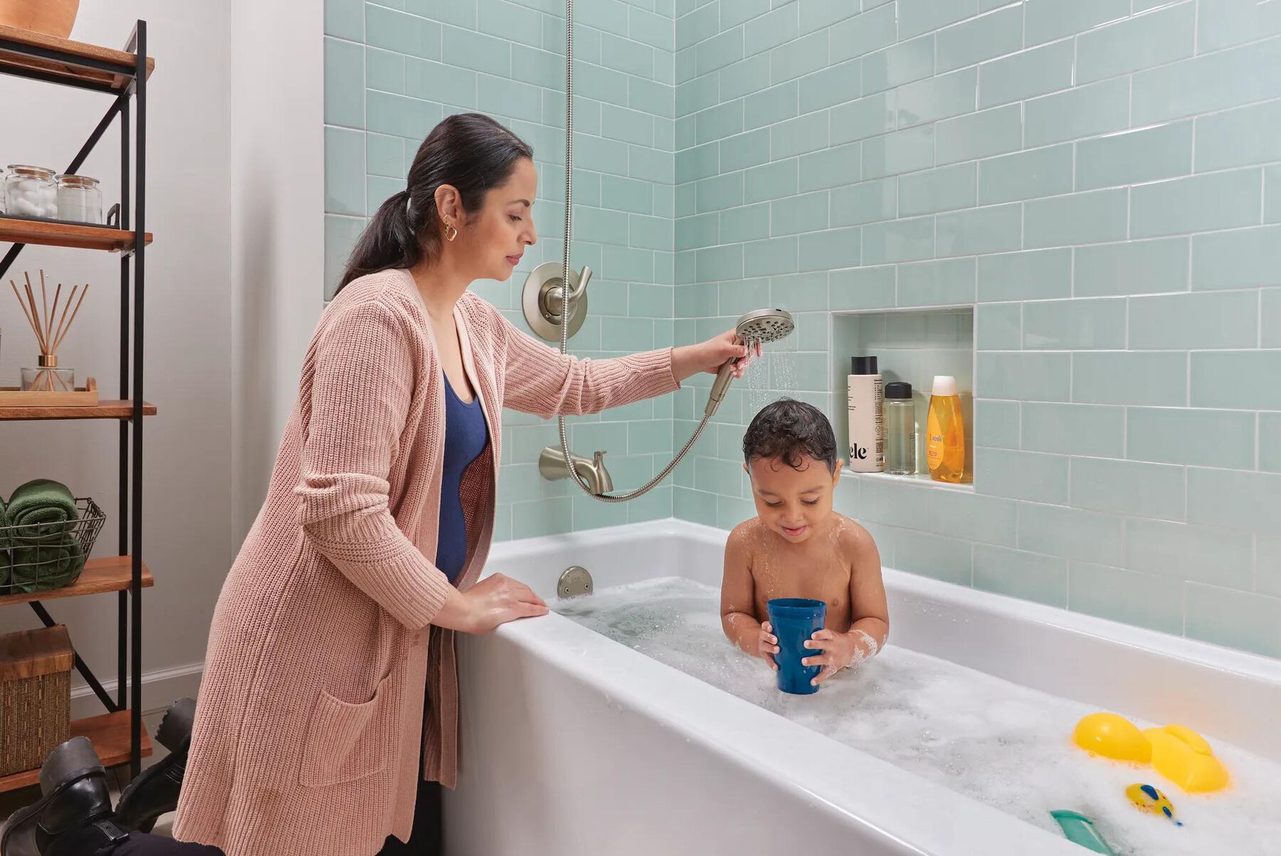 5-Setting In2ition&reg; Two-in-One Shower