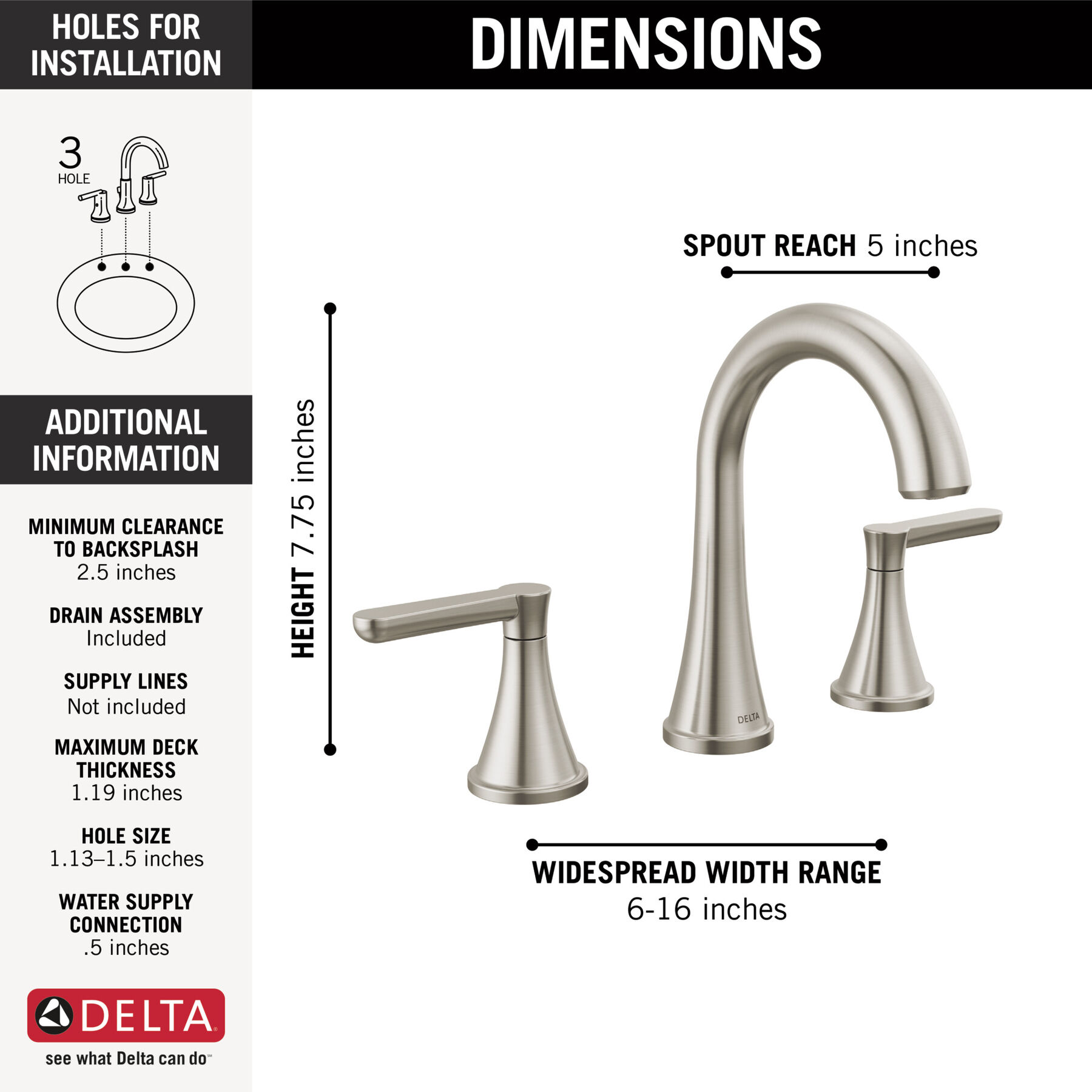 Two Handle Widespread