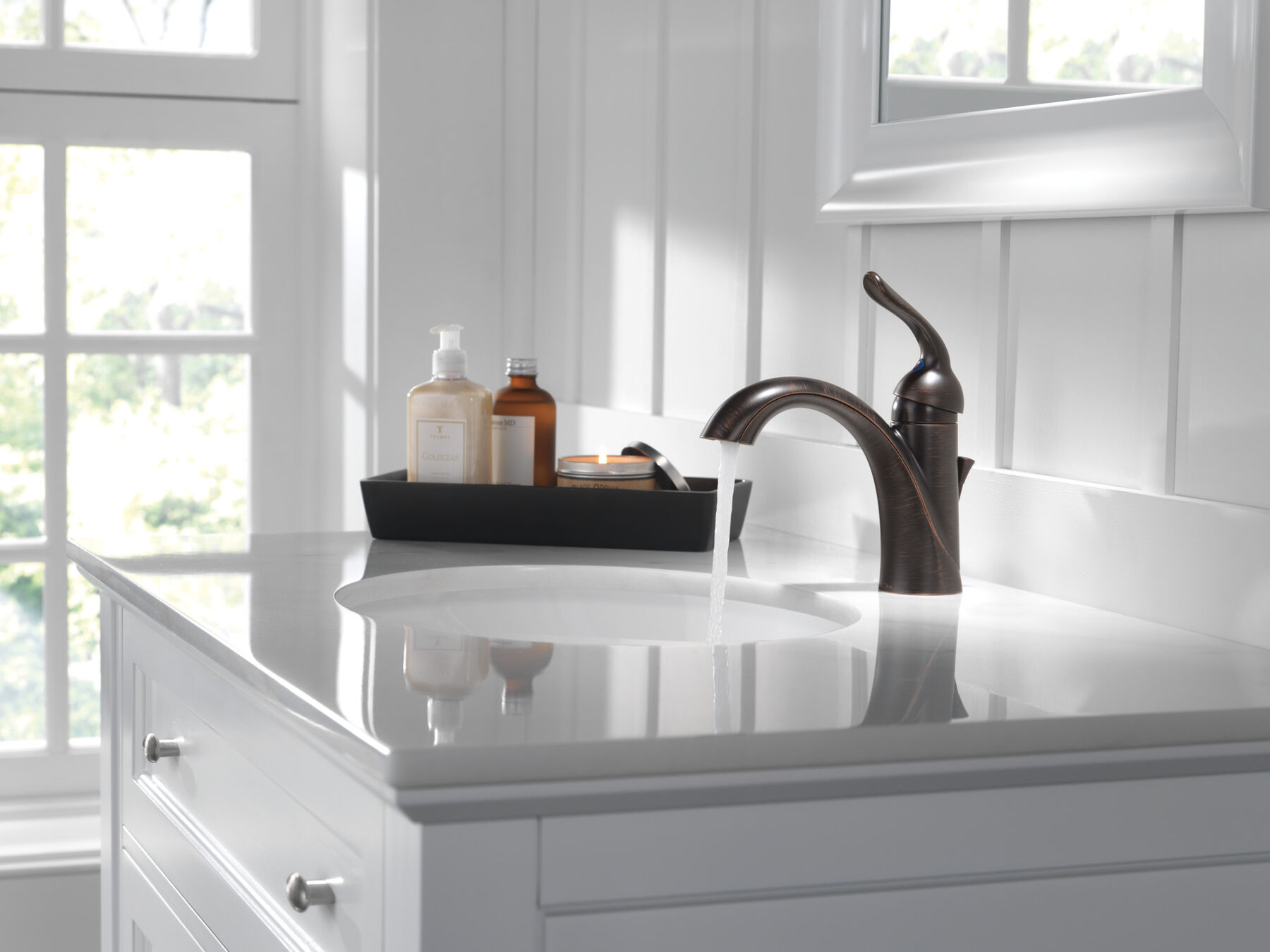 Single Handle Bathroom Faucet (Recertified)