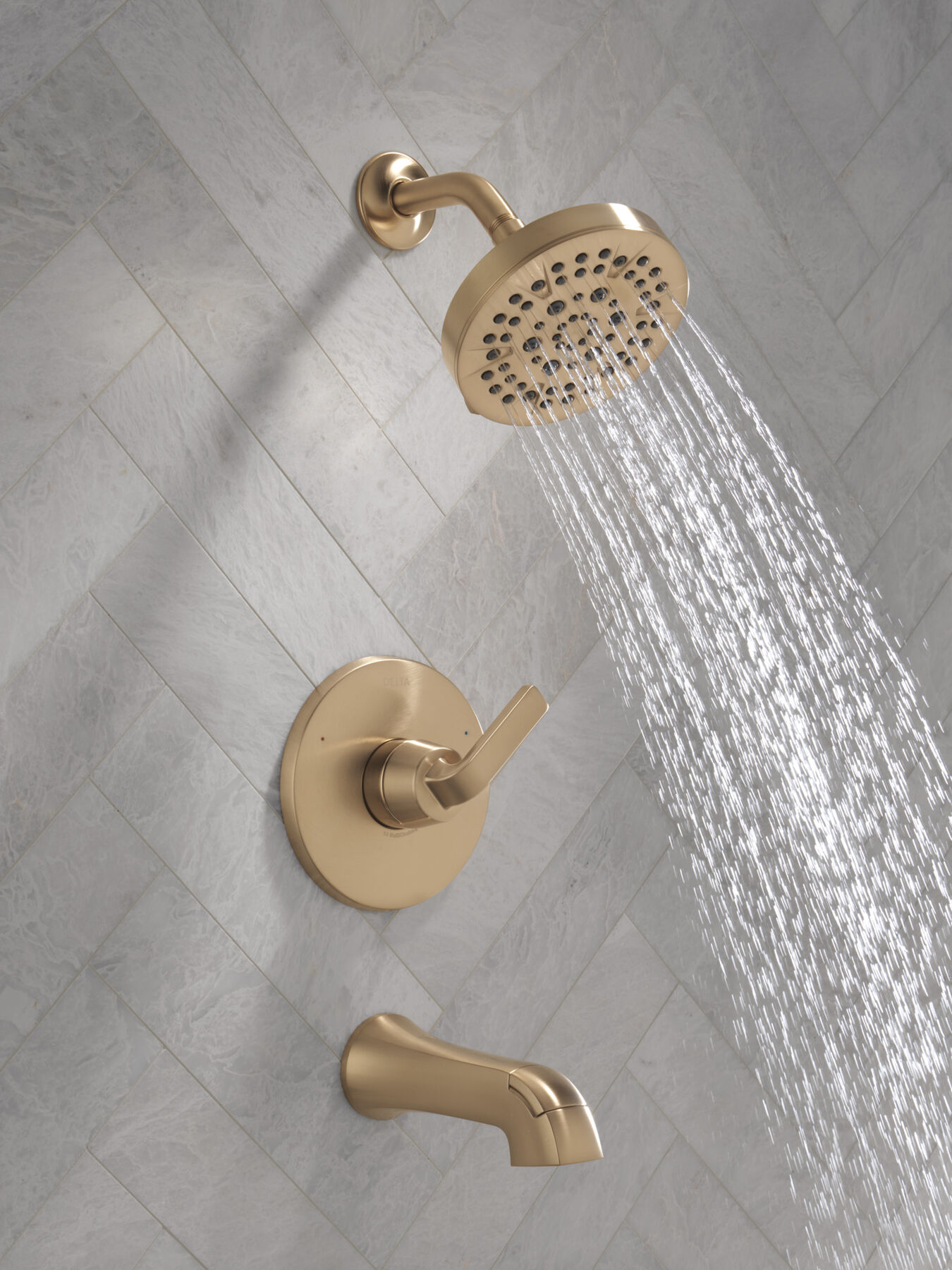 Widespread Lavatory Faucet with 14 Series Tub Shower Trim and Bathroom Accessories Bundle