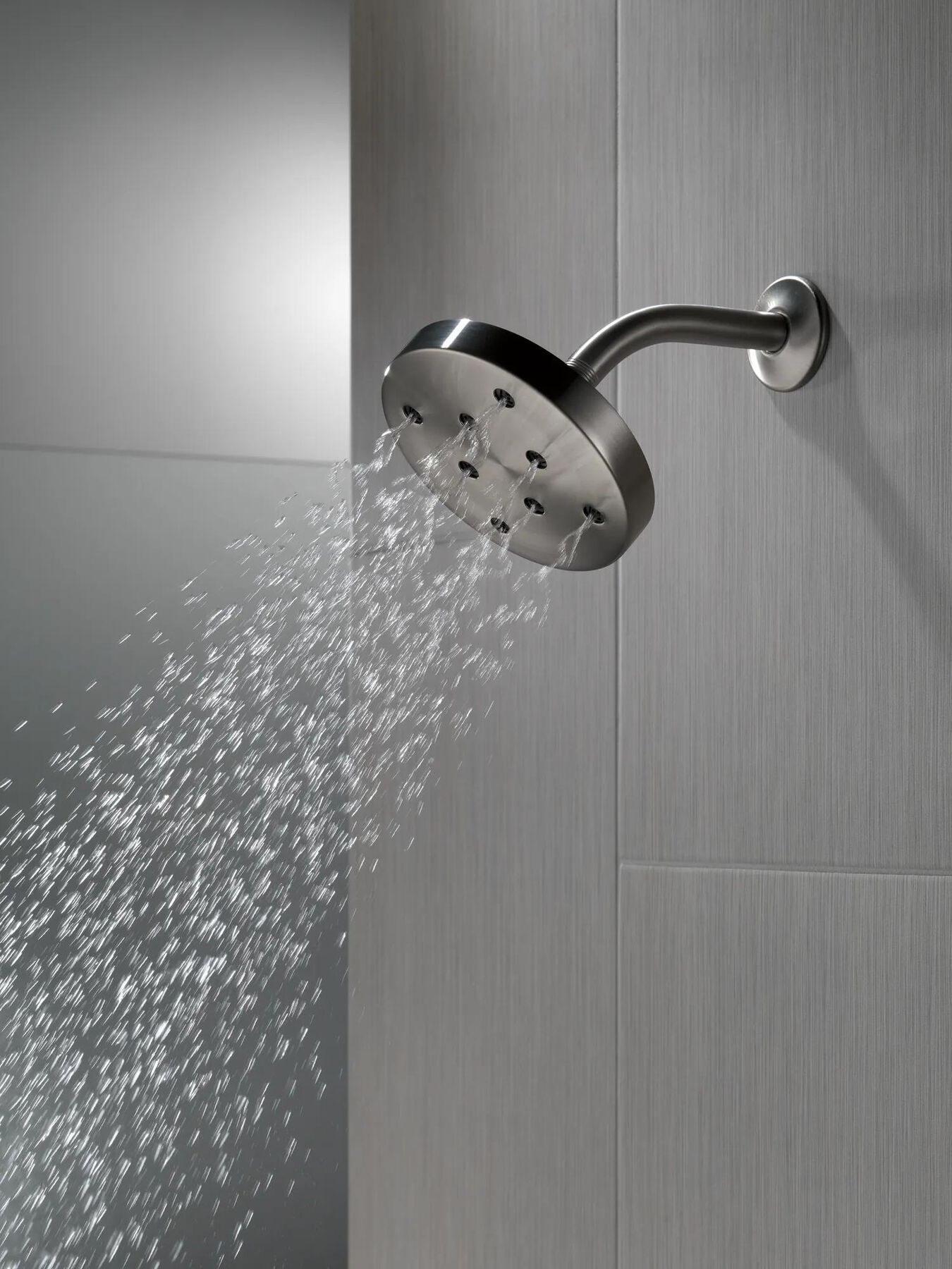 H2Okinetic&reg; Single-Setting Metal Raincan Shower Head