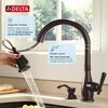 Single Handle Pull-Down Kitchen Faucet with Soap Dispenser and ShieldSpray&reg; Technology