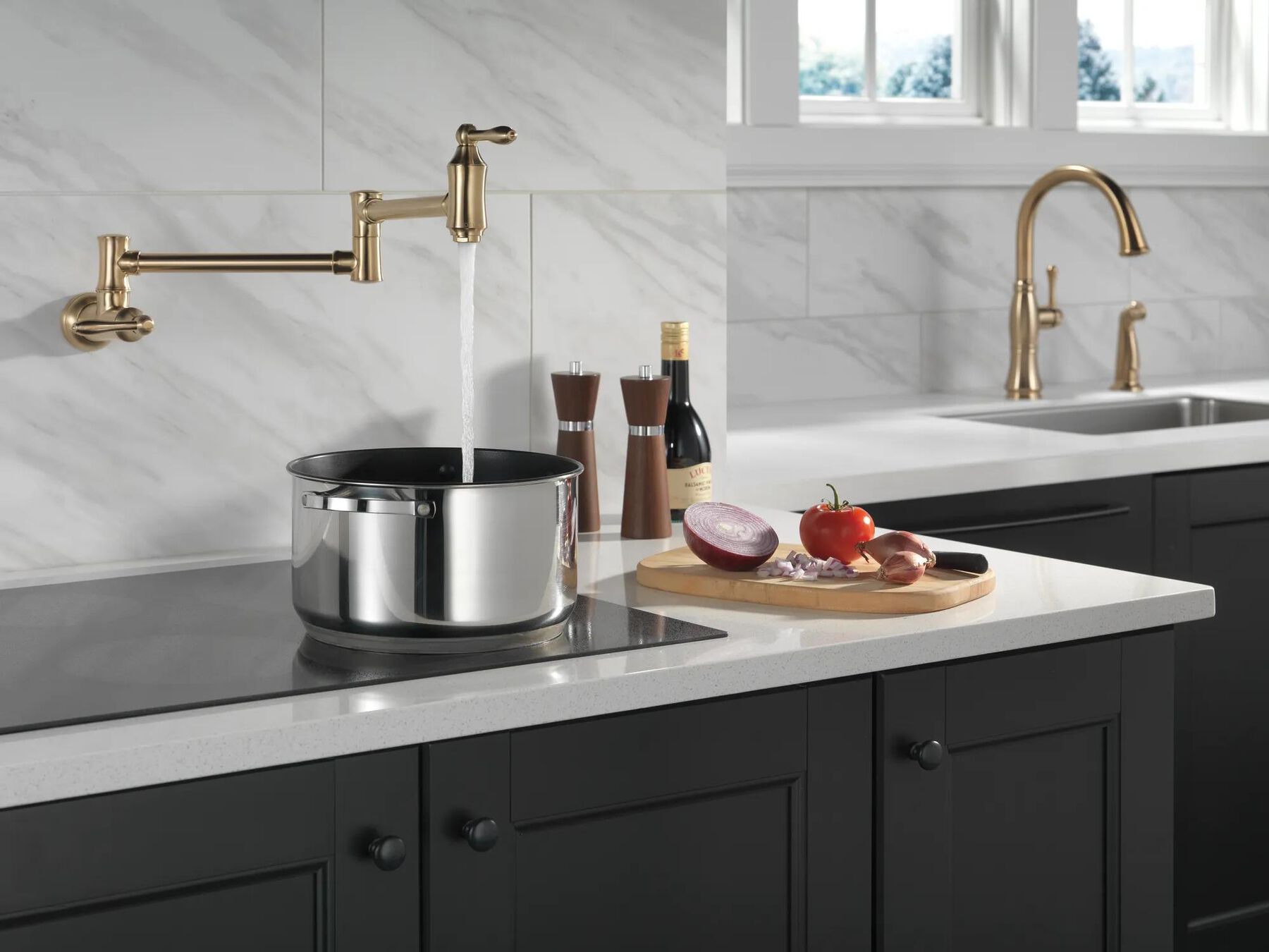 Traditional Wall Mount Pot Filler