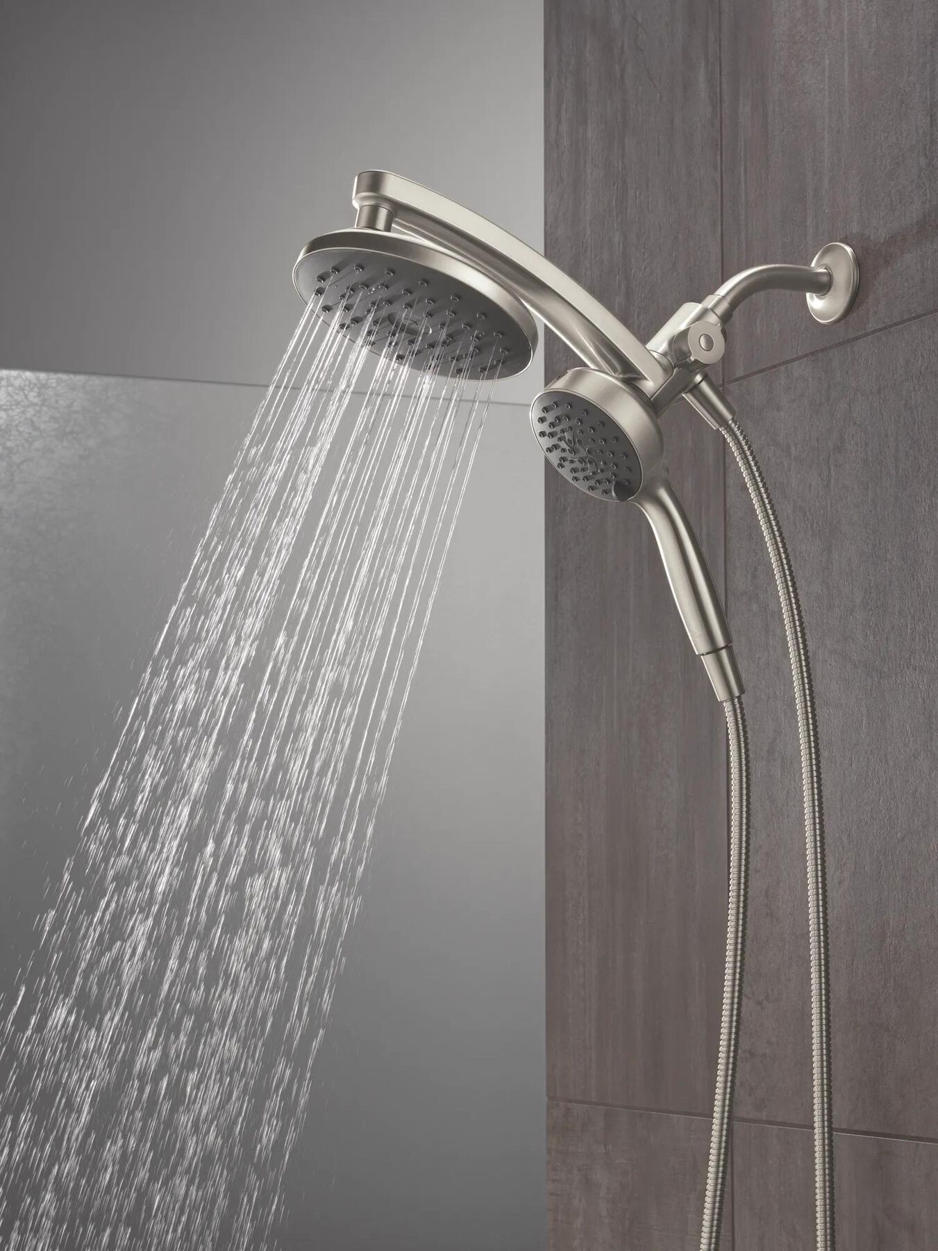 PivotPro&trade; 3-in-1 Combination Shower with TouchClean&reg; Spray Face
