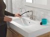 Two Handle Centerset Pull-Down Bathroom Faucet