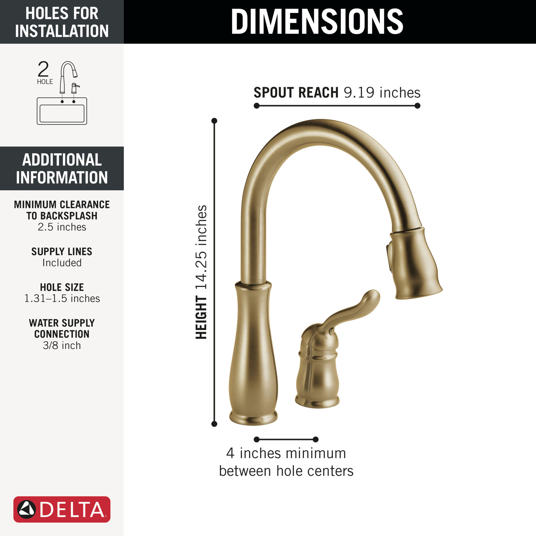 Single Handle Pull-Down Kitchen Faucet