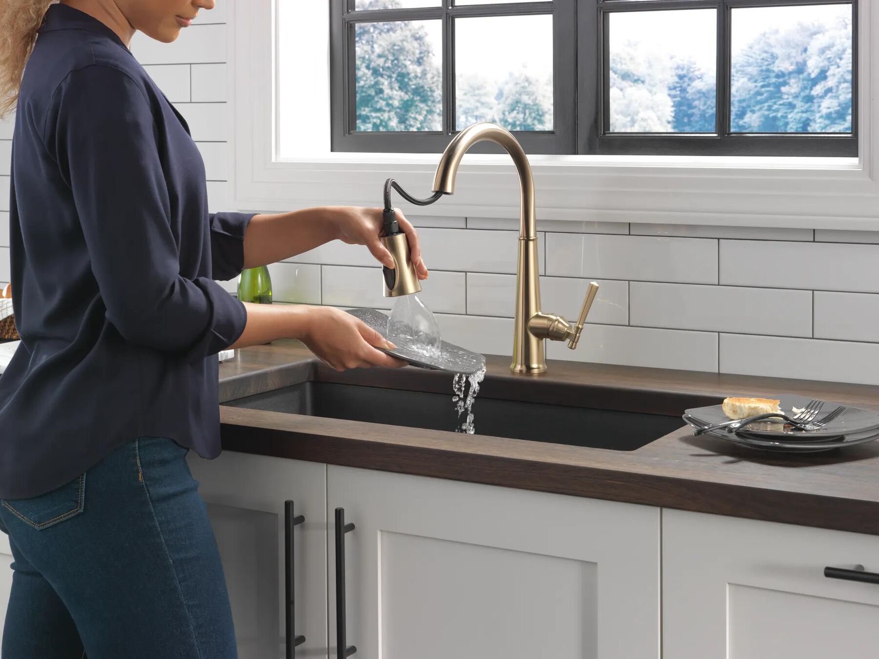 Pull-Down Kitchen w/ShieldSpray (Recertified)