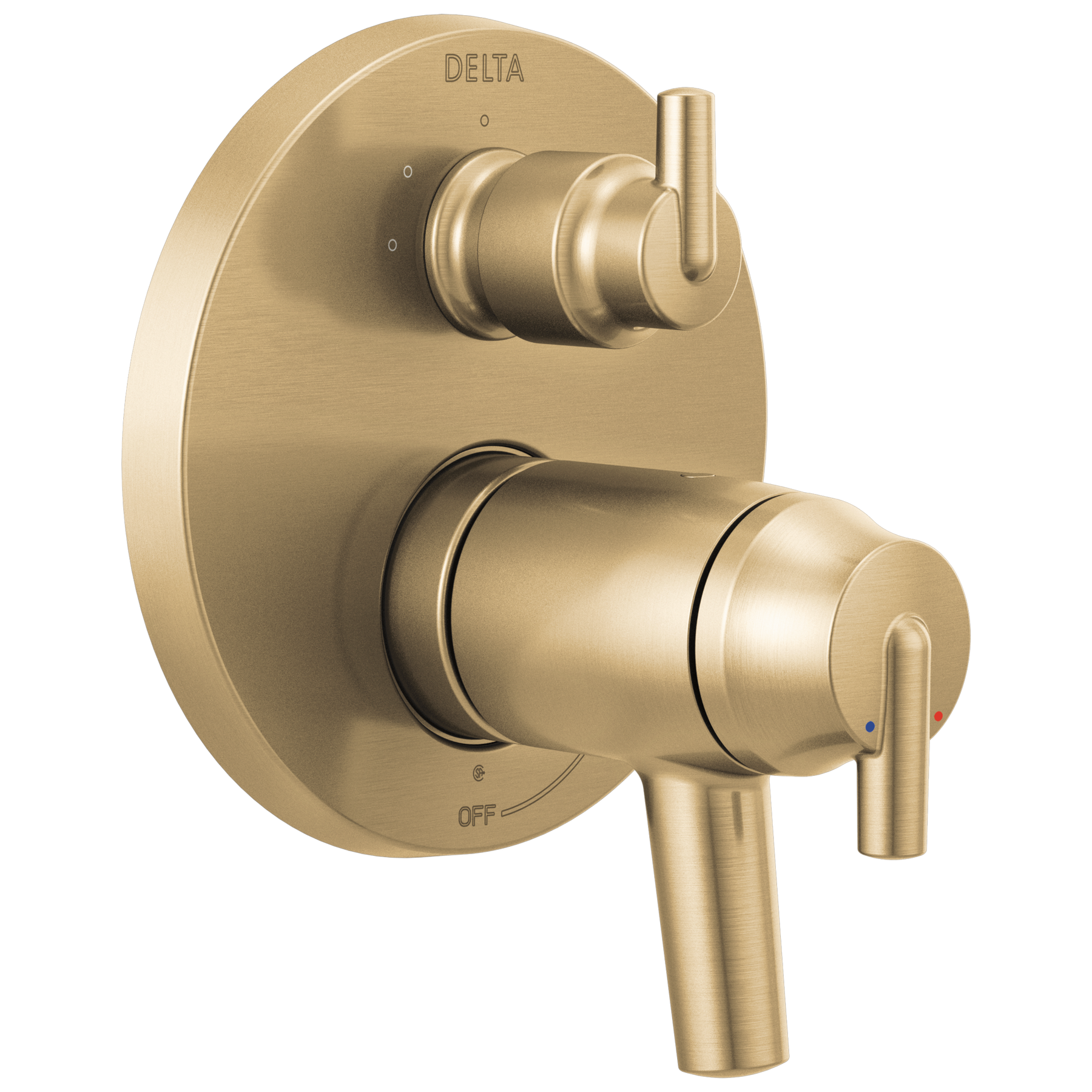 Contemporary TempAssure&reg; 17T Series Valve Trim with 3-Setting Integrated Diverter