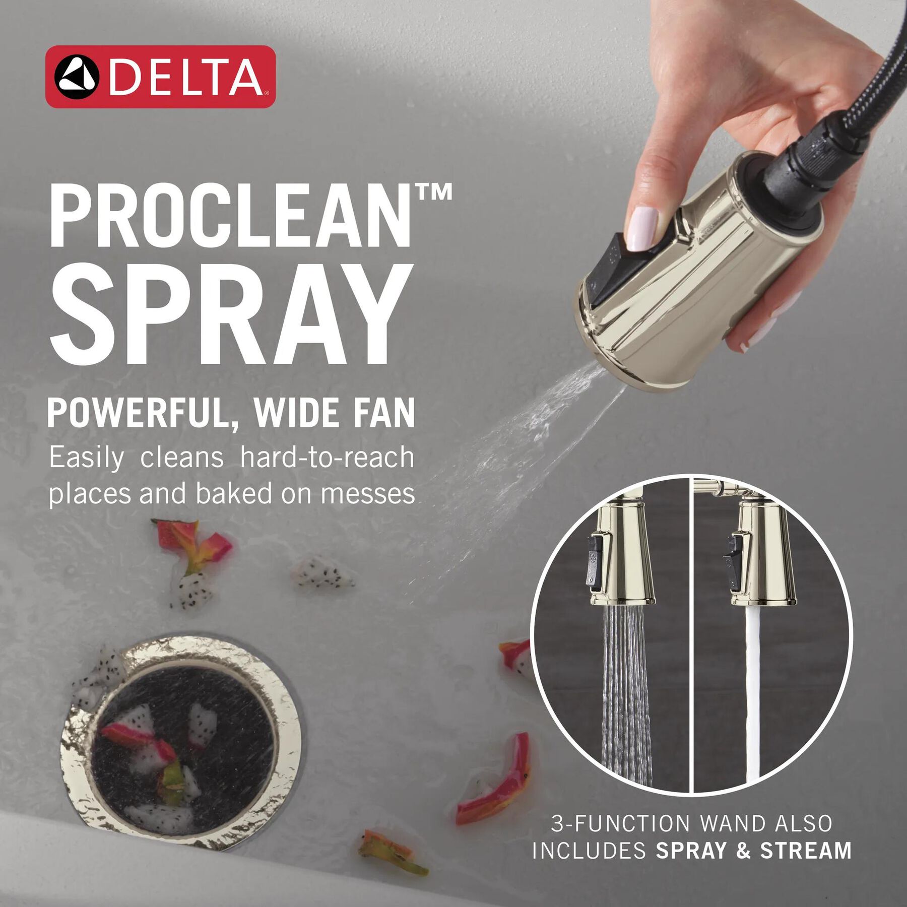 Single-Handle Pull-Down Spring Kitchen Faucet