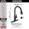 Single Handle Pull-Down Kitchen Faucet with Soap Dispenser and ShieldSpray&reg; Technology (Recertified)