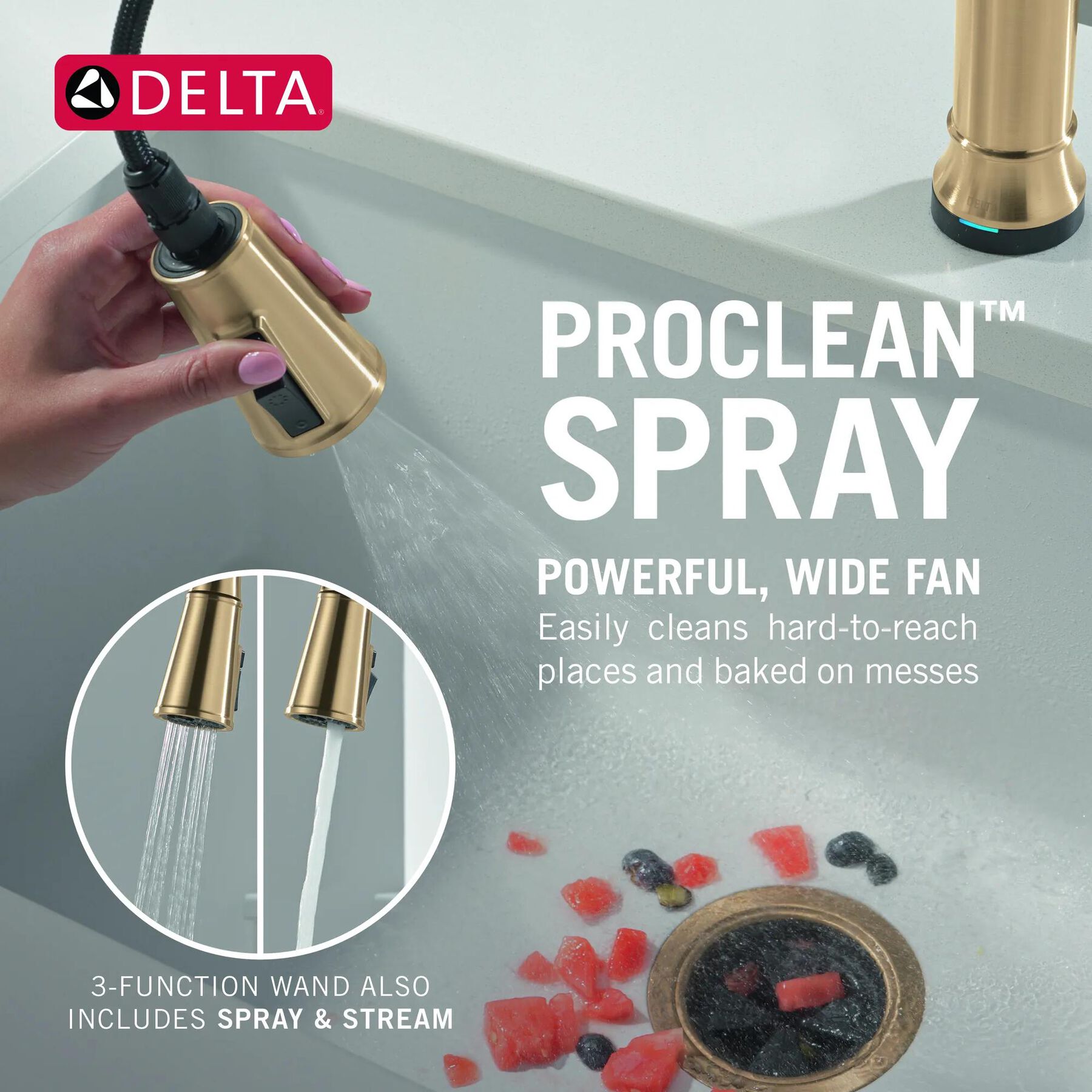 Touch<sub>2</sub>O&reg; Technology Kitchen Faucet with Touchless Technology (Recertified)