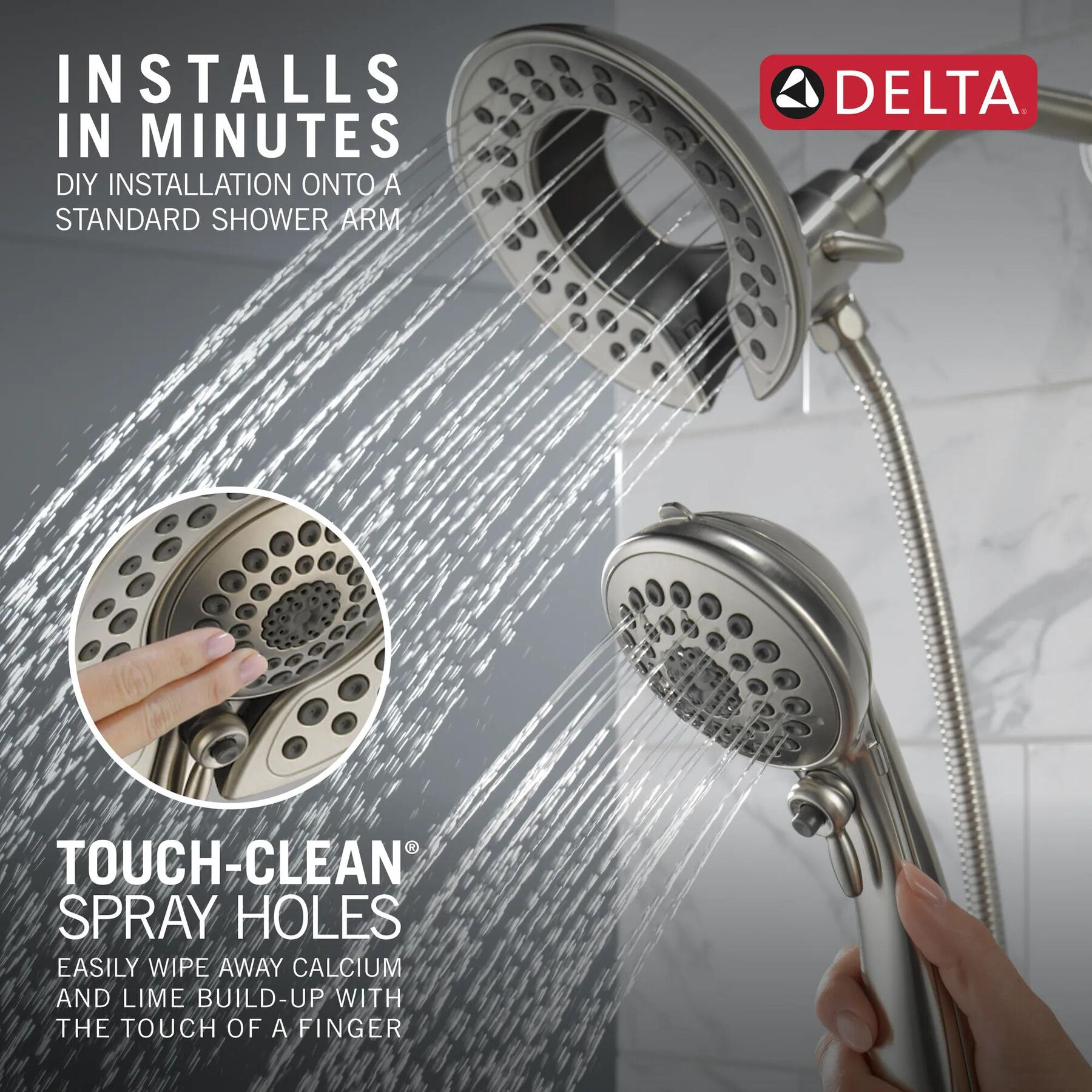 In2ition&reg;&nbsp;5-Setting Two-In-One Shower