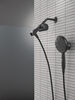 Standard Shower Filter with 6-Setting Showerhead and Mount Bundle
