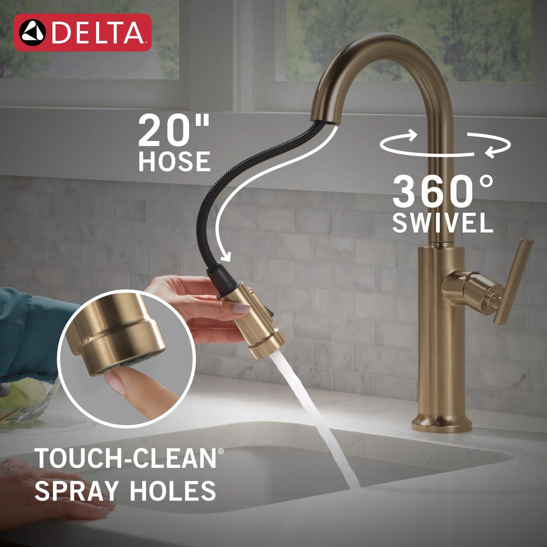 Single Handle Pull-Down Bar / Prep Faucet