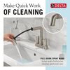 Two Handle Centerset Pull-Down Bathroom Faucet