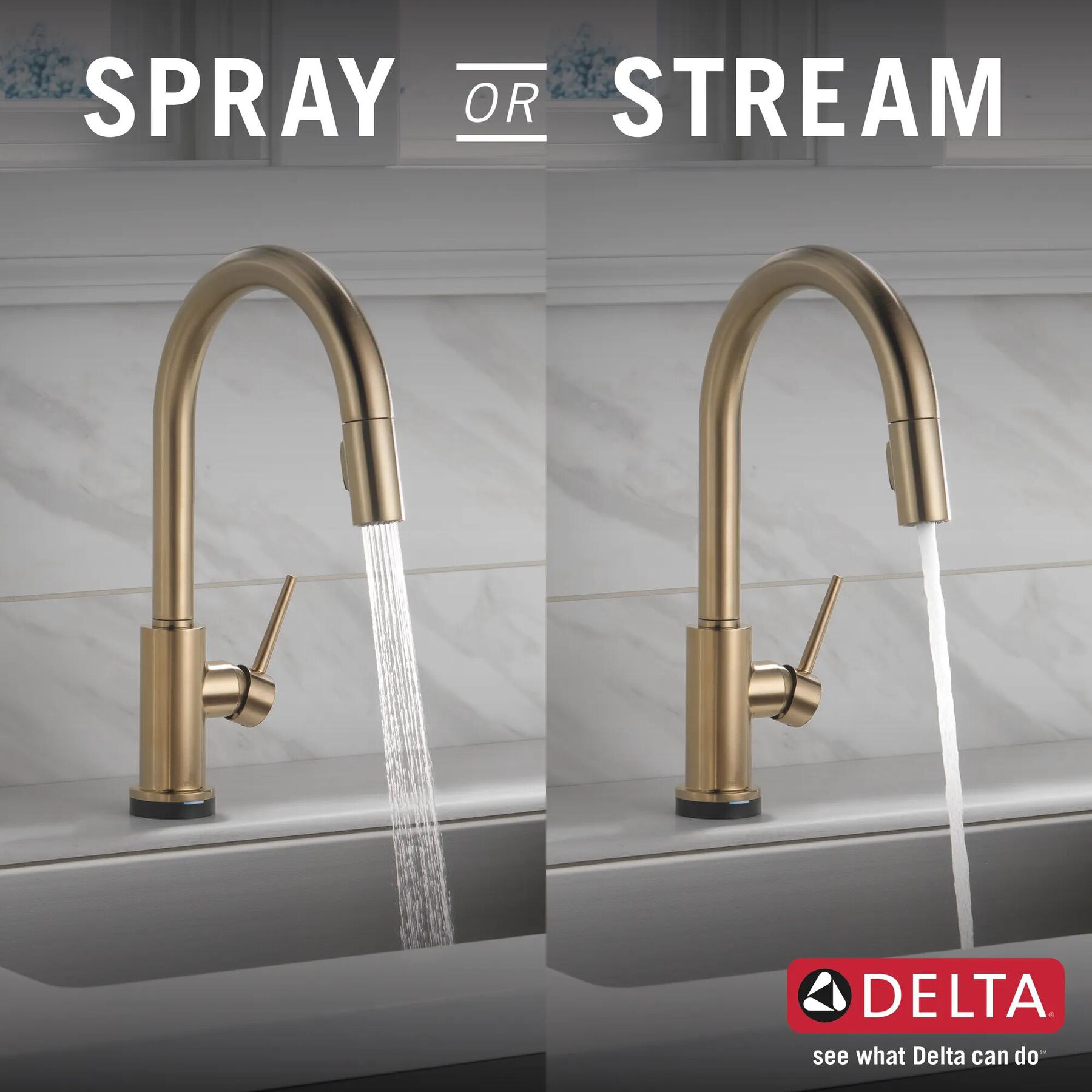 VoiceIQ&reg; Single-Handle Pull-Down Kitchen Faucet with Touch<sub>2</sub>O&reg; Technology (Recertified)