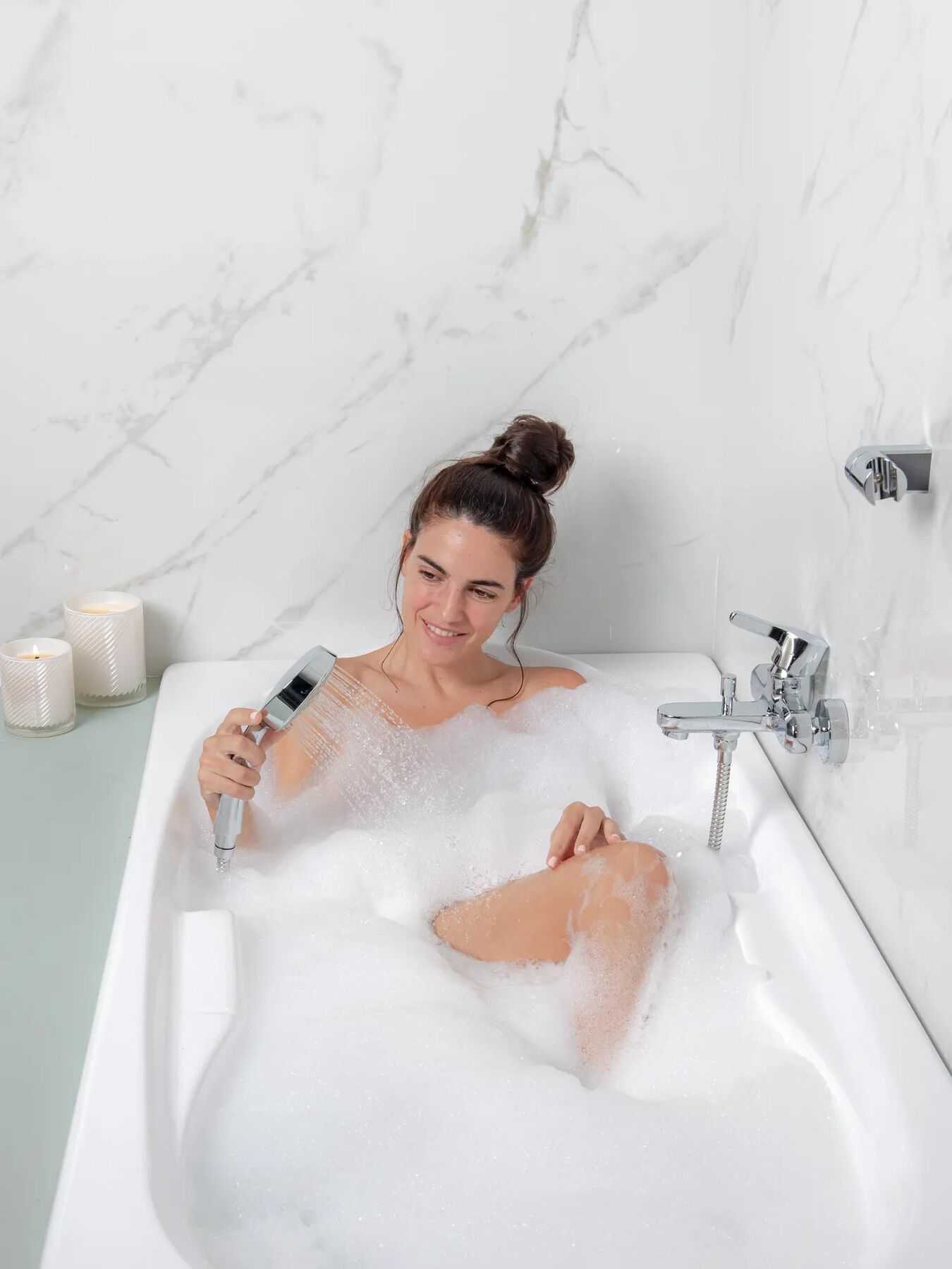 On-Wall Tub and Shower
