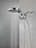 HydroRain&reg; H2Okinetic&reg; 5-Setting Two-in-One Shower Head (Recertified)