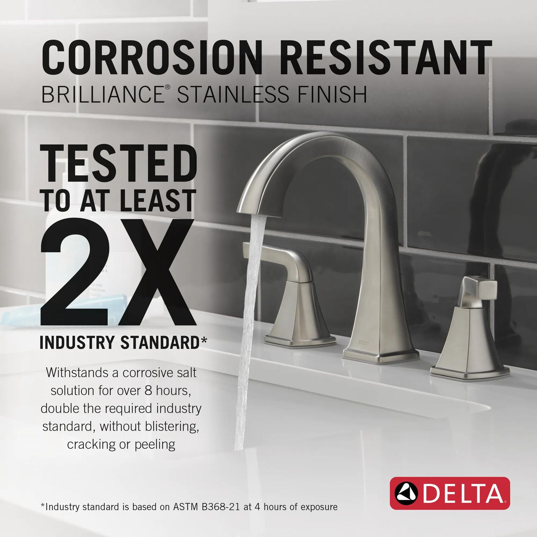 Two Handle Widespread Bathroom Faucet