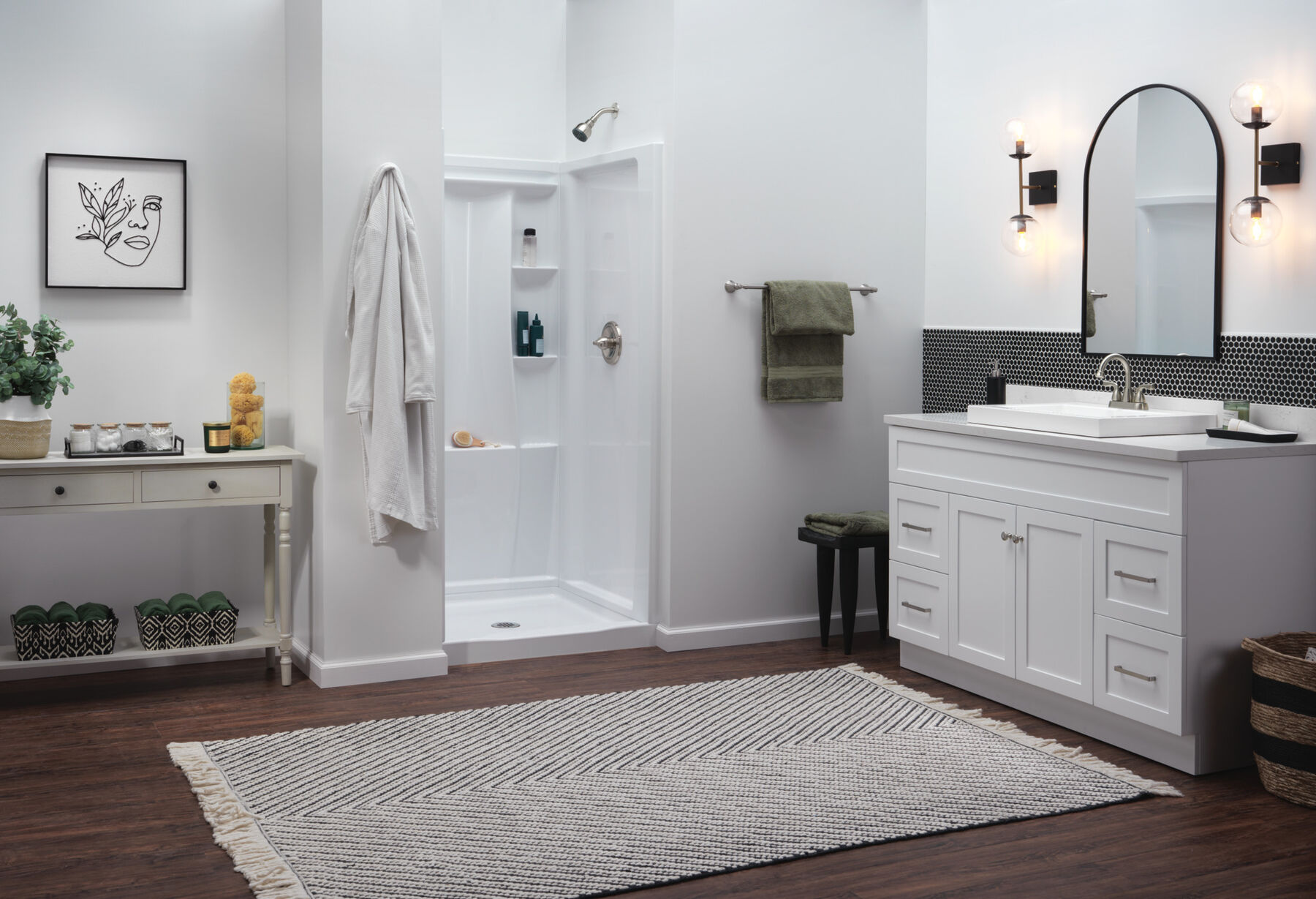 36x36 Alcove Shower Bundle - Center