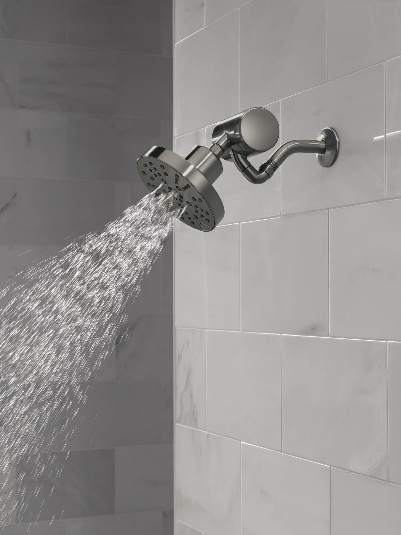 H<sub>2</sub>Okinetic&reg; 5-Setting Contemporary Raincan Shower Head