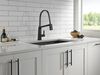 Single Handle Exposed Hose Kitchen Faucet