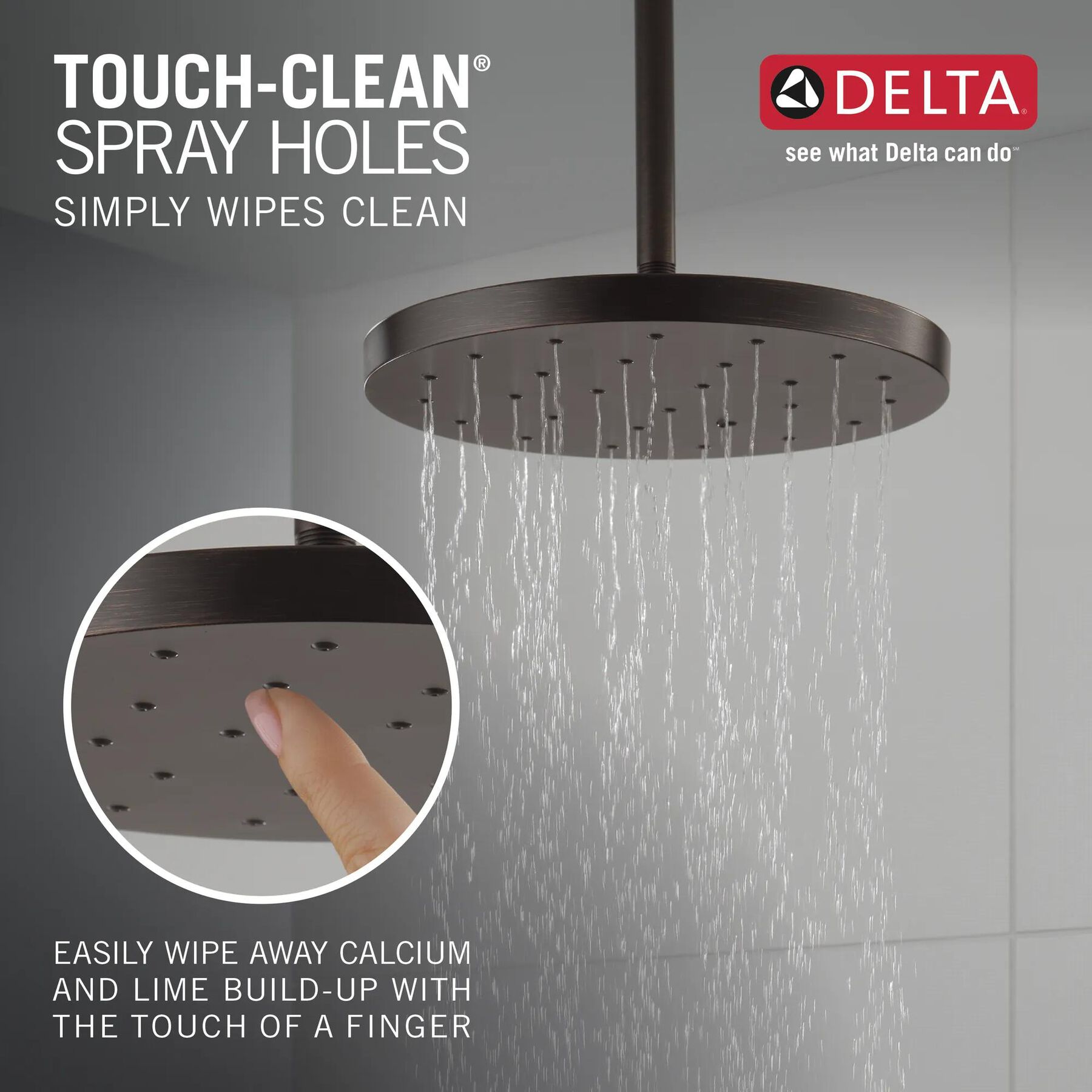 H2Okinetic&reg; Single Setting Shower Head with Ultrasoak&reg;
