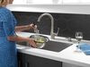 Single Handle Pull-Down Kitchen with Soap Dispenser and ShieldSpray Technology