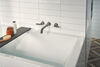 Two Handle Wall Mount Tub Filler Trim