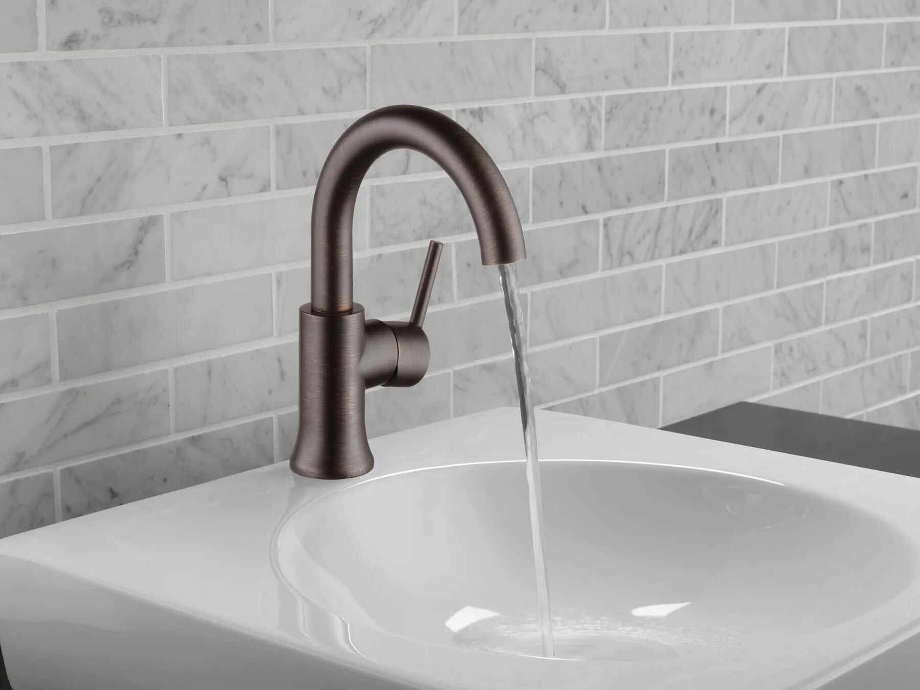 Single Handle High-Arc Bathroom Faucet