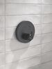Round Contemporary Push-Button Shower