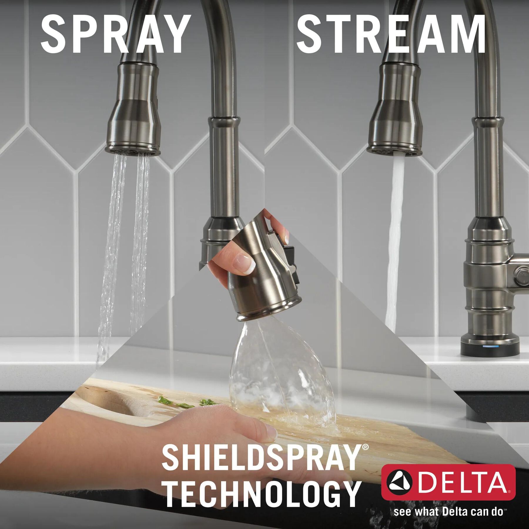Single Handle Pull-Down Kitchen Faucet With Touch<sub>2</sub>O&reg;  Technology