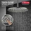 Single-Setting Metal Raincan Shower Head