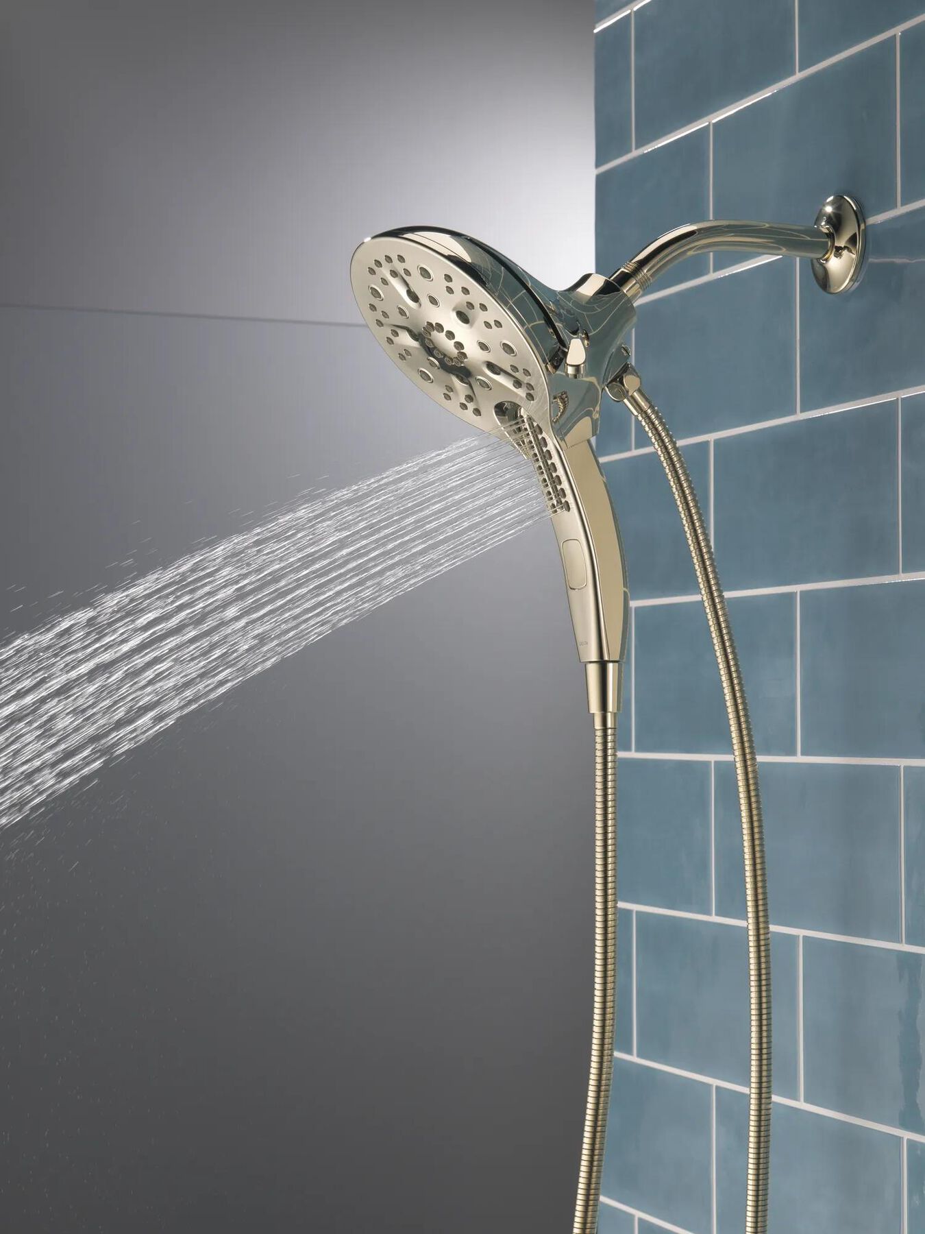 In2ition&reg; H<sub>2</sub>Okinetic&reg; 5-Setting Two-in-One Shower