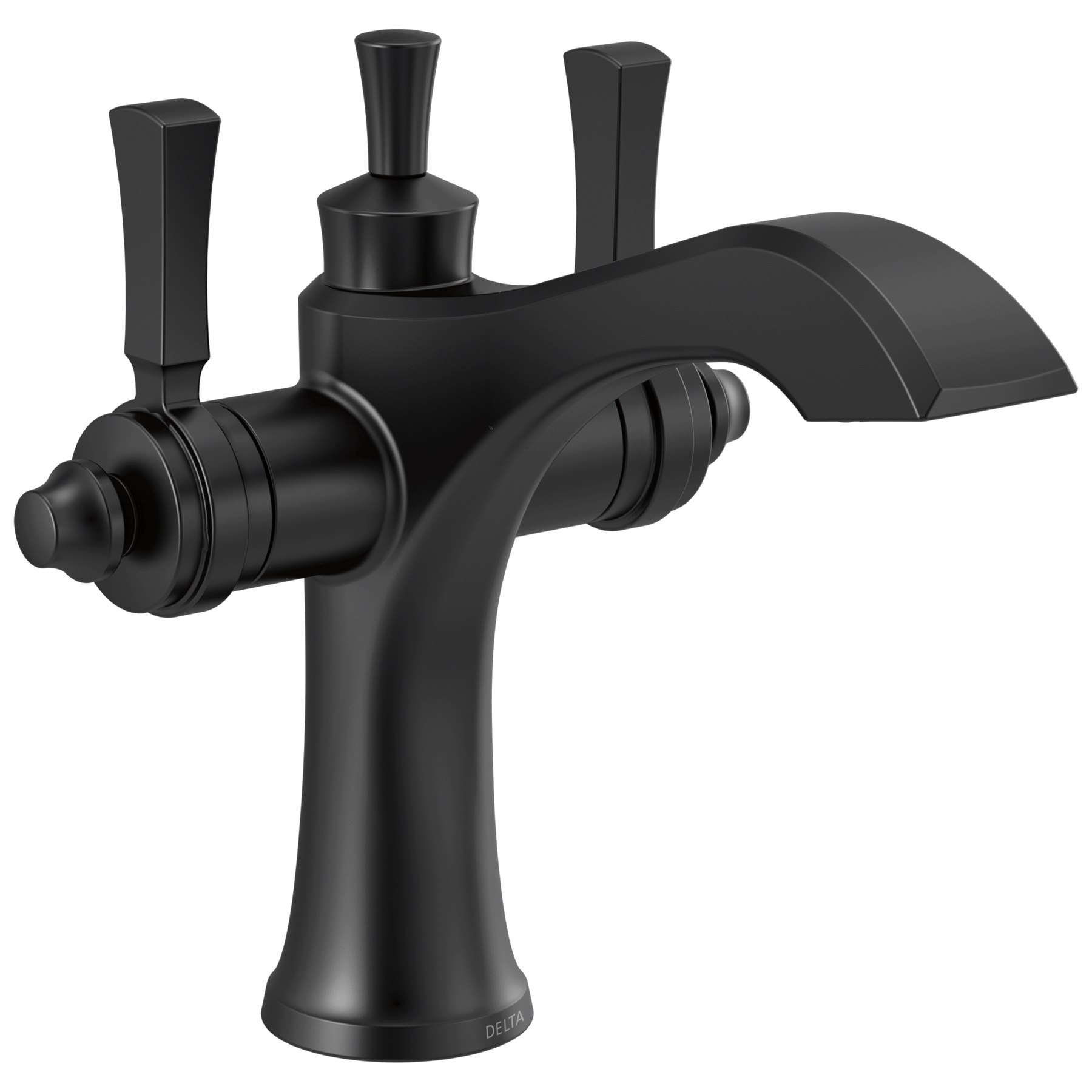 Two Handle Single Hole Monoblock Bathroom Faucet