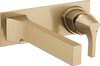 Single Handle Wall Mount Bathroom Faucet Trim (Recertified)