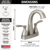 Two Handle Centerset Bathroom Faucet