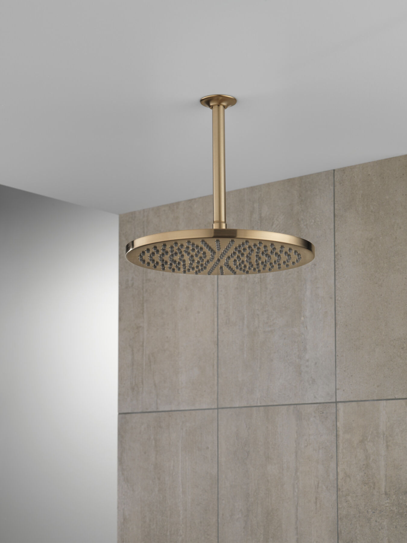Single-Setting Metal Raincan Shower Head