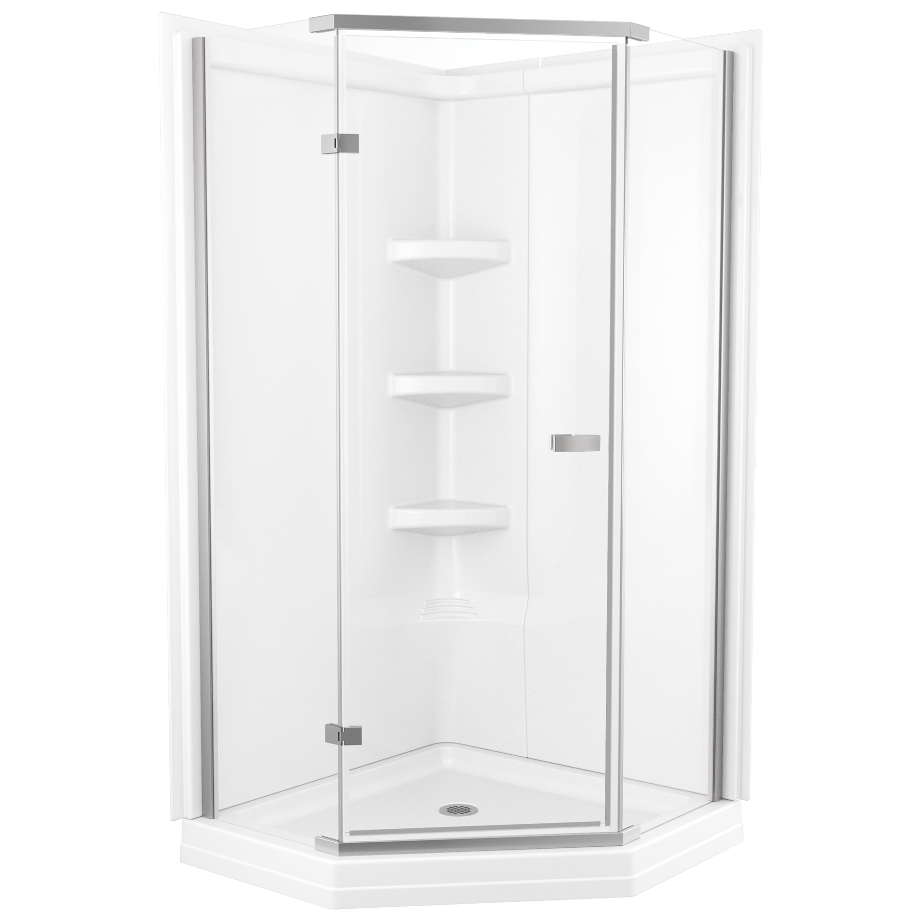 38" Neo Angle Shower Base