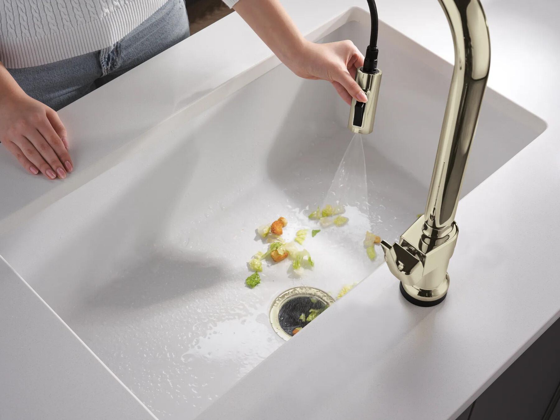 Touch2O&reg; with Touchless Technology Single Handle Pull-Down Kitchen Faucet