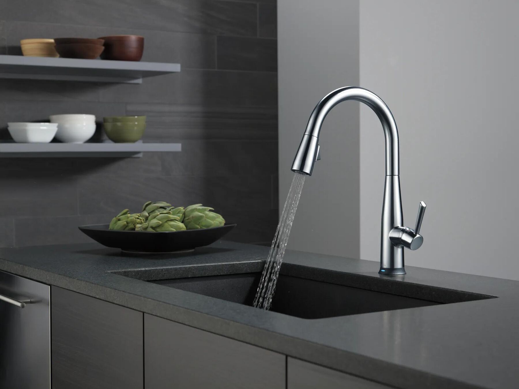 VoiceIQ&reg; Single Handle Pull-Down Faucet with Touch<sub>2</sub>O&reg; Technology (Recertified)