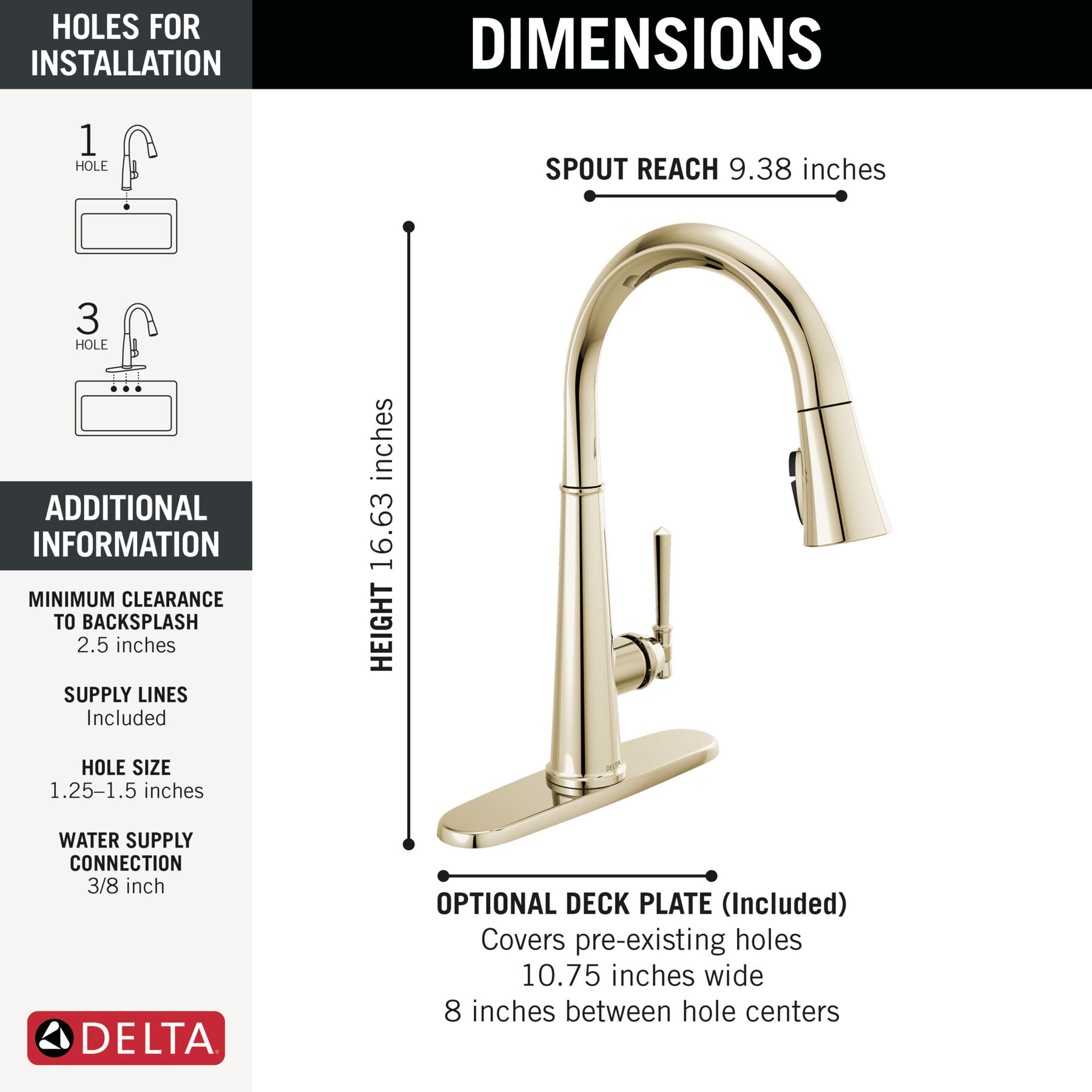 Single Handle Pull-Down Kitchen Faucet