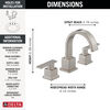 Widespread Lavatory Faucet with Shower Trim Bundle - 14 Series