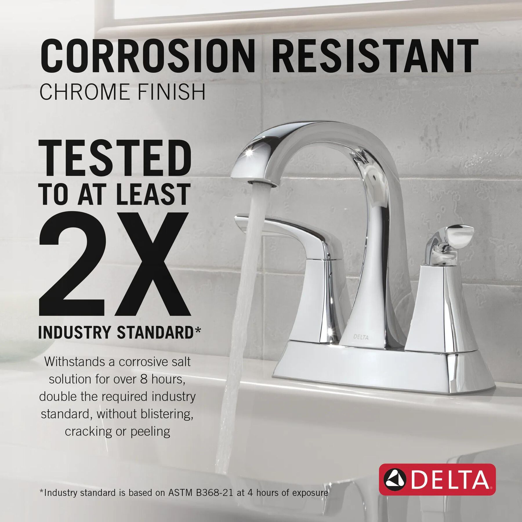 Centerset Lavatory Faucet with 14 Series Tub Shower Trim Bundle
