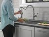 Single Handle Pull Down Kitchen Faucet (Recertified)