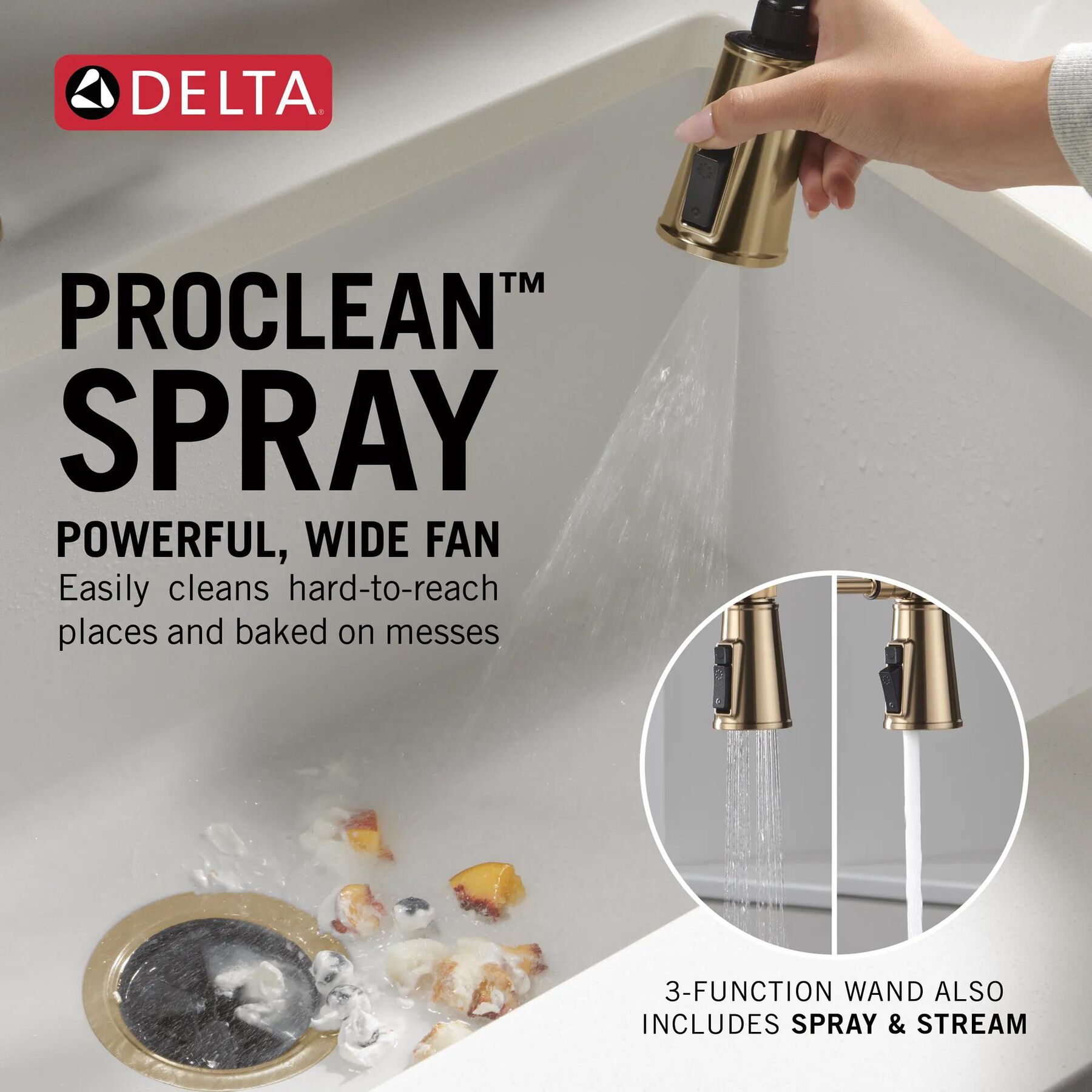 Single-Handle Pull-Down Spring Kitchen Faucet